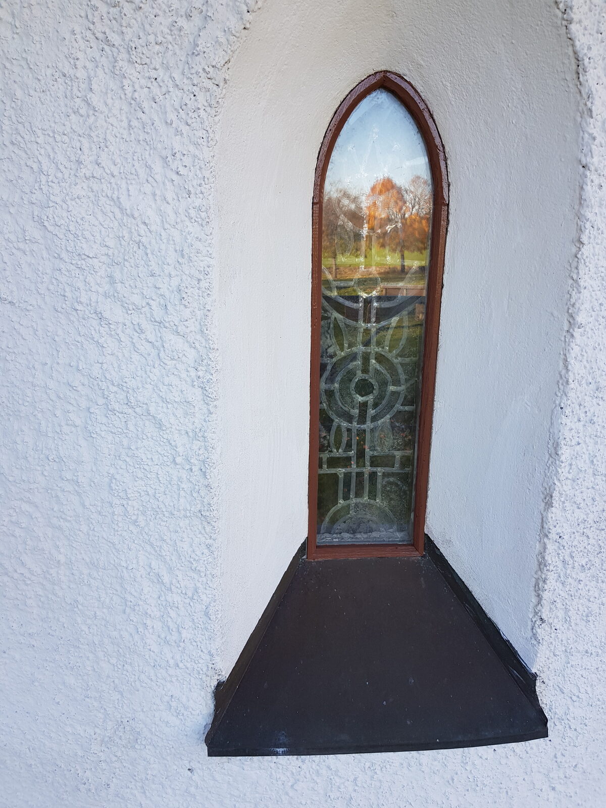 Fönstren på Valstad kyrka – kyrka, 2018